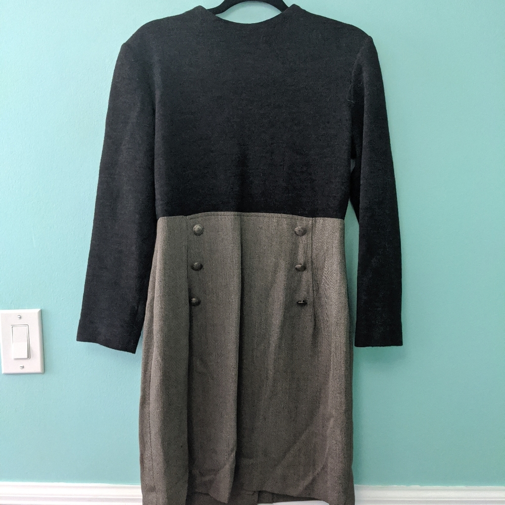 Vintage Gillian Long Sleeve Wool Blend Dress 6
